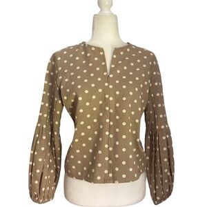 Ajaie Alaie Bon Bon Polka Dot Blouse